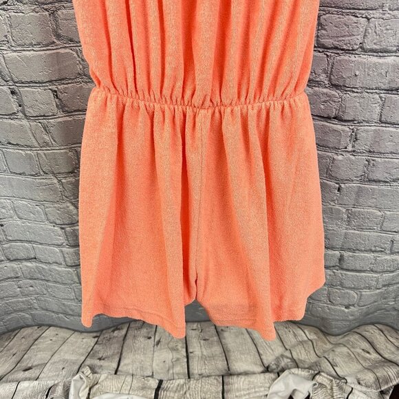 VTG Gloria's Fashions Terry Cloth Tube Top Romper Cover Up Shorts L 80s Beach - Picture 4 of 10